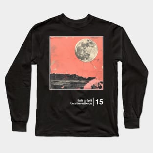 Untethered Moon - Minimal Style Graphic Artwork Long Sleeve T-Shirt